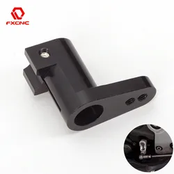 Black Adjustable Aluminum Motorcycle Foot Peg Rearset Gear Shift Shifter Arm Rod Adapter For Aprilia RS4 125 4T RSV4 RSV4RF