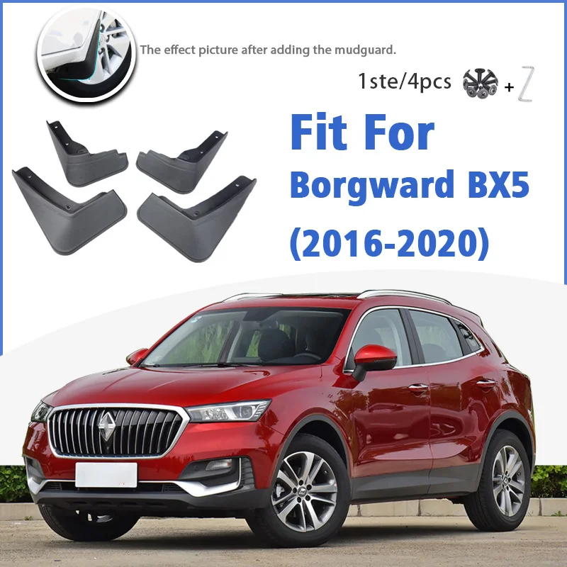 

Mudguard For Borgward BX5 2016-2020 Front Rear 4pcs Mudflaps Mudguards Car Accessories Auto Styline Splash Guard Fender Mud Flap