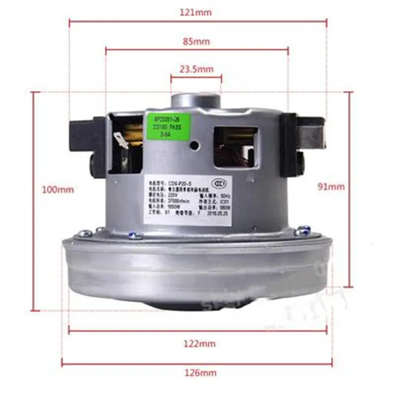 220V 50HZ 1650W vacuum cleaner motor for Panasonic MC-CA391 MC-CA491 MC-CA591 MC-CA783 vacuum cleaner replacement motor