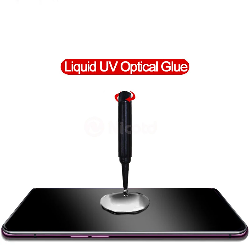 UV Tempered Glass Film For Samsung Note 9 S10 Full Liquid Glue Screen Protector For Samsung Galaxy S8 S9 Plus S7 Edge Note 8 S10