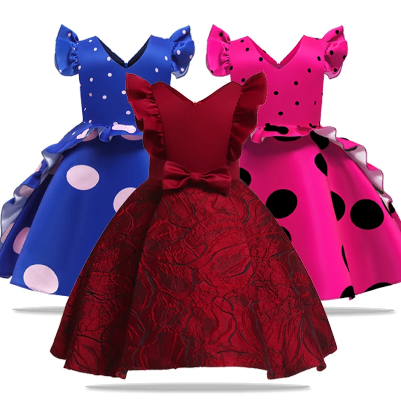 

New Summer Girls Dress Kids Dresses For Girls Costume Wedding Party Princess Dress Children Clothing vestidos 2 3 6 8 9 10 Year