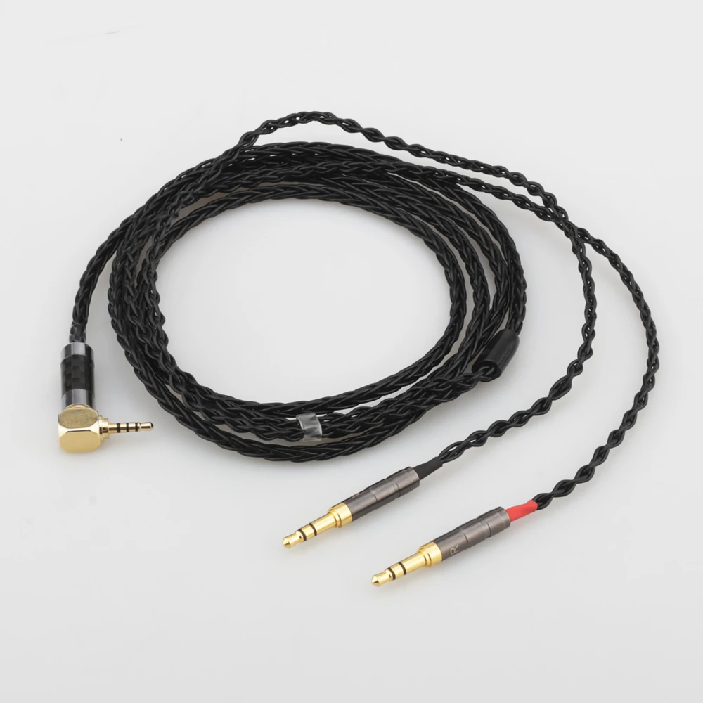 Audiocrast B819Ag HC028 8 Cores Headphone Earphone Cable For Denon AH-D600 D7100 Hifiman Sundara Ananda HE1000se HE6se he400