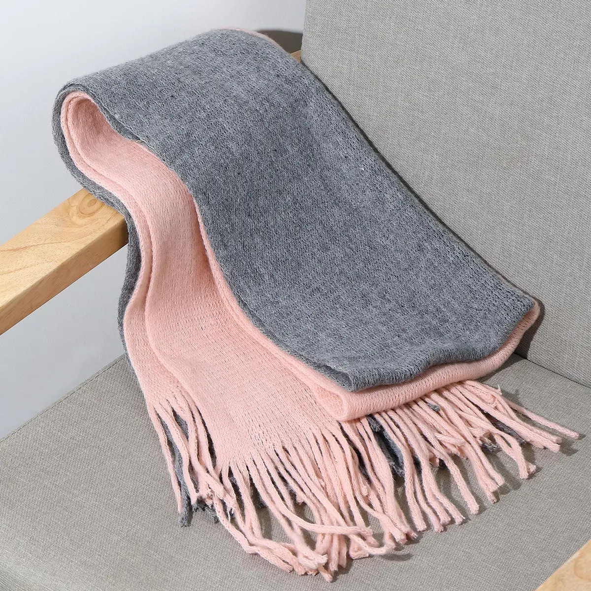 

BISON DENIM Winter Scarf Women Scarves Adult Solid Luxury Autumn Fashion Designer Scarf Poncho Scarfs for Ladies Wrap K0053