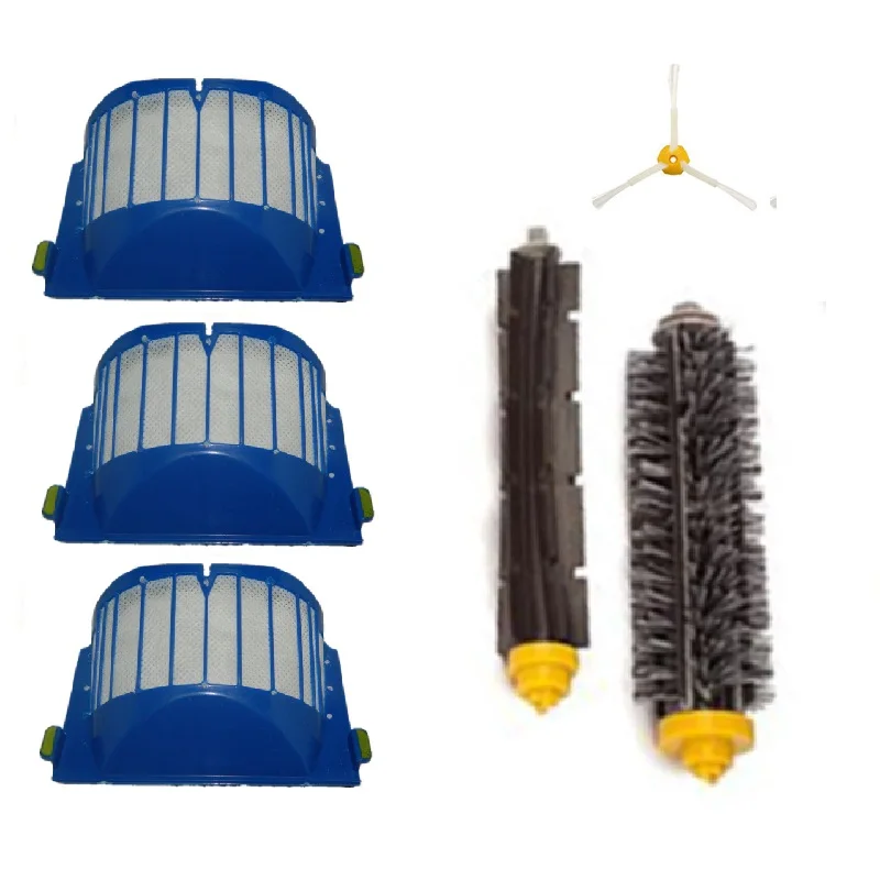 Aerovac Filtro + Setola e Pennello Frusta Flessibile per irobot roomba 620 610 630 650 660 Vacuum Cleaner accessori