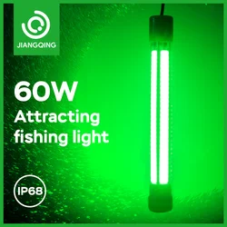 DC12V 20W 60W High Power lures led underwater fishing lamp squid fishing light pesca led fish attracting light