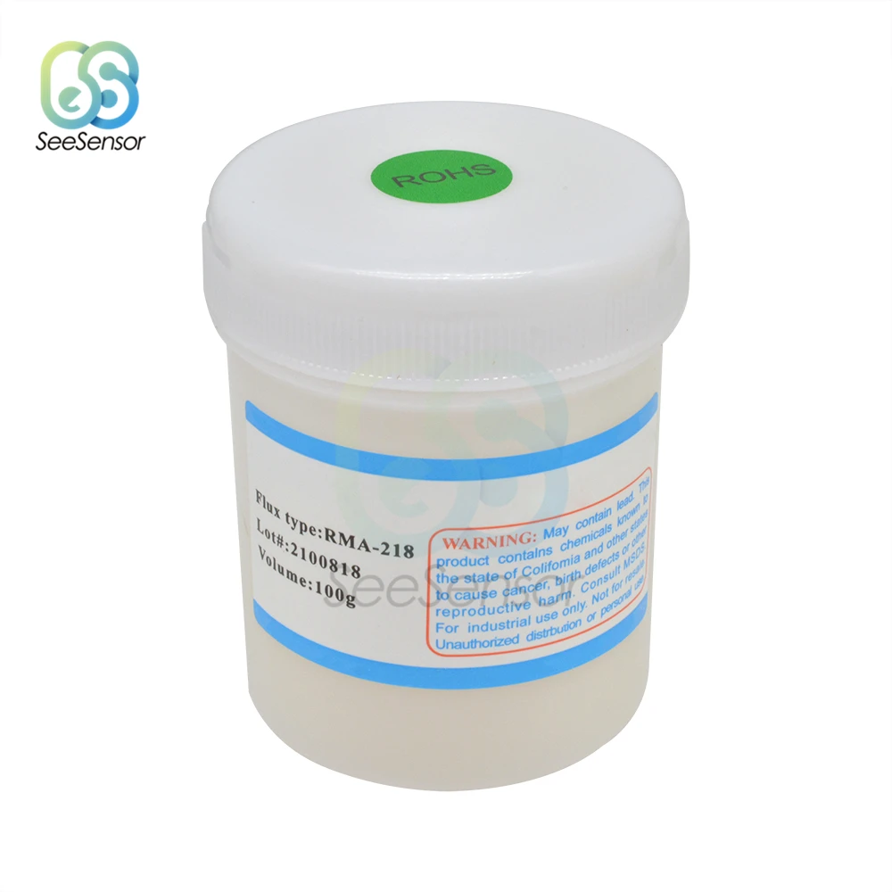 RMA-218 NC-559-ASM BGA Solder Flux Paste Solder 100g Lead-Free for SMT Reballing Soldering Welding Repair Paste