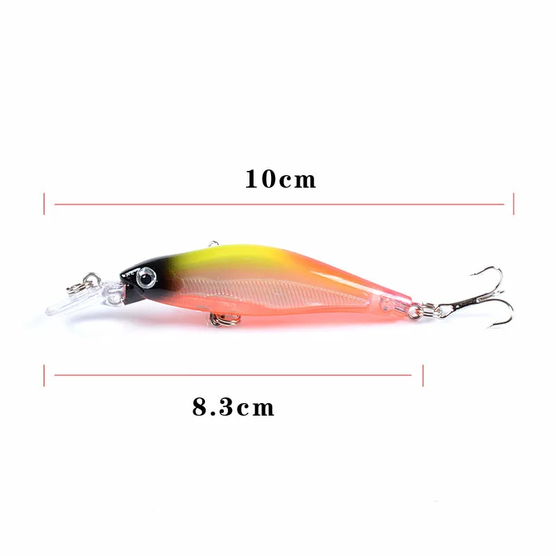 1 Pcs Fish Bait 8cm 6.3g Jerkbait Wobblers Crankbaits Hardbait Minnow Japan Camping Outdoor Fishing Lure for Fishing