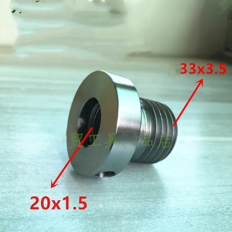 

Адаптер для Токарный станок по дереву патрон M33x3.5/M20x1.5 с зажимом медной проволоки Шпиндельный адаптер инструменты для токарной обработки древесины