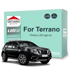 Kit lampadina interna a LED per Nissan Terrano I II 1 2 WD21 R20 D10 1987-2016 2017 2018 2019 2020 2021 lampada auto Canbus nessun errore