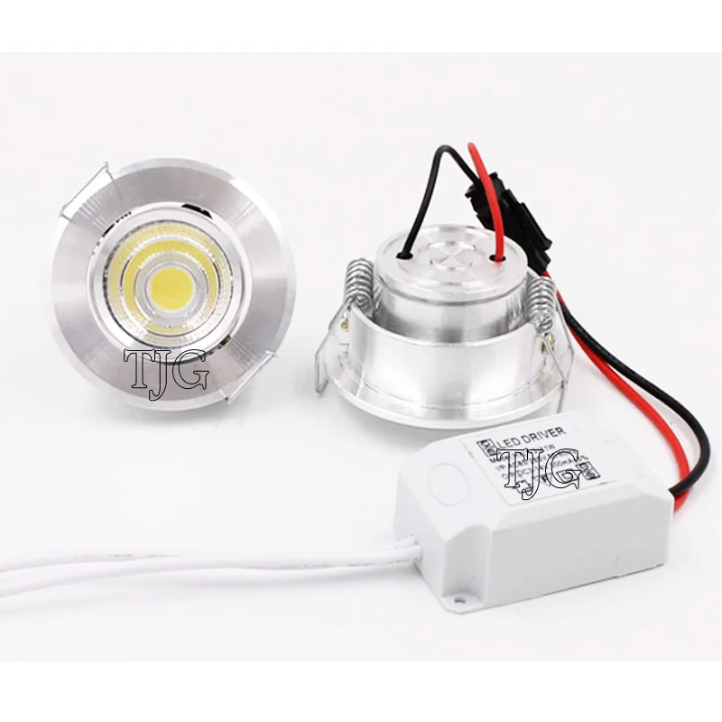 Mini foro tagliato dimmerabile del Downlight della pannocchia del LED sotto la luce del punto 3W del gabinetto per il soffitto dell\'esposizione dei