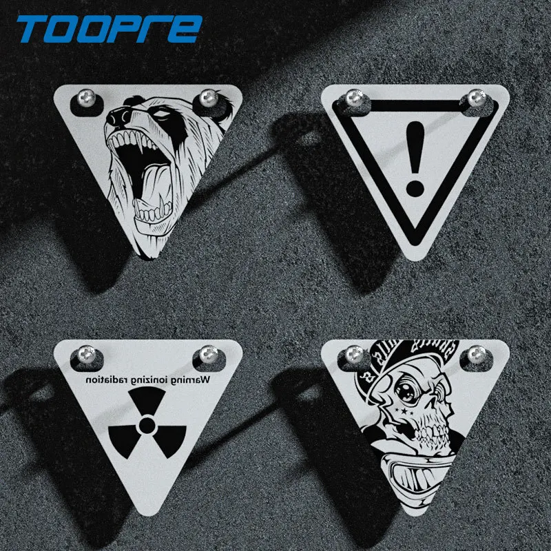 TOOPRE-Reflective Warning Reflector for Cycling, Magnetic Car Stickers, Outdoor Sports Running, Night Safety Reflective Stickers