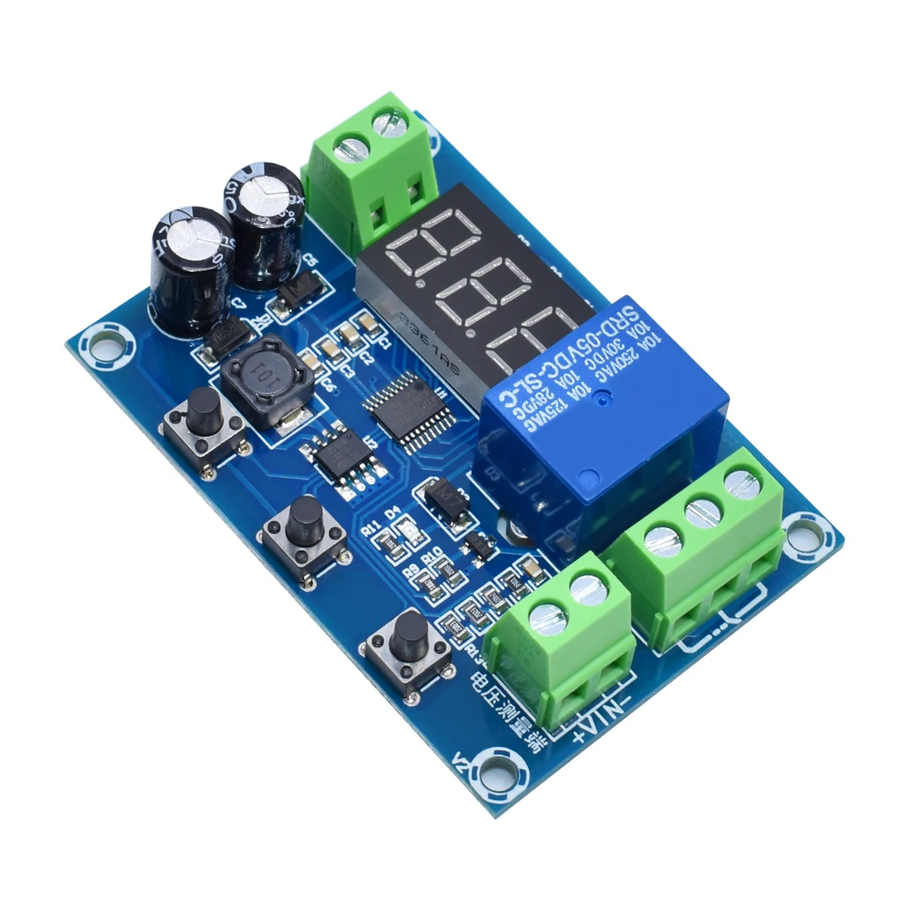 XH-M608 Battery Charge Discharge Module DC6-40V Integrated Voltmeter Undervoltage Overvoltage Protection Timing Discharge Board