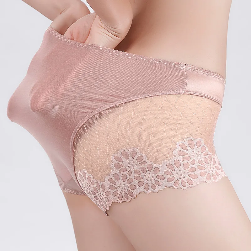 Women\'s Sexy Underwear Lace Modal Plus Size Panties For lady freely Fancy l Medium High Waist Underpants Female Underwear