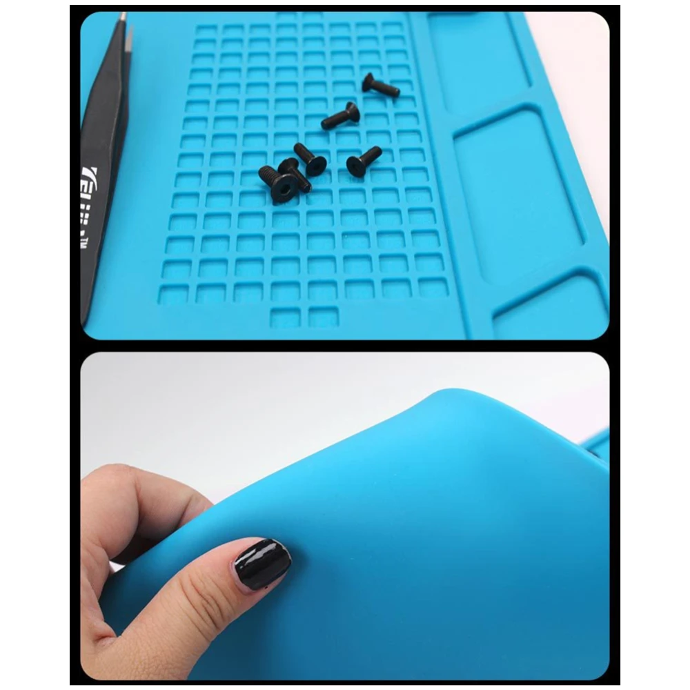 Heat Insulation Working Mat Heat-resistant Soldering Station Repair Insulation Pad Insulator Pad Maintenance Platform