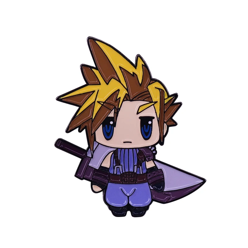 Chibi Cloud 7 pin If everything's a dream, don't wake me