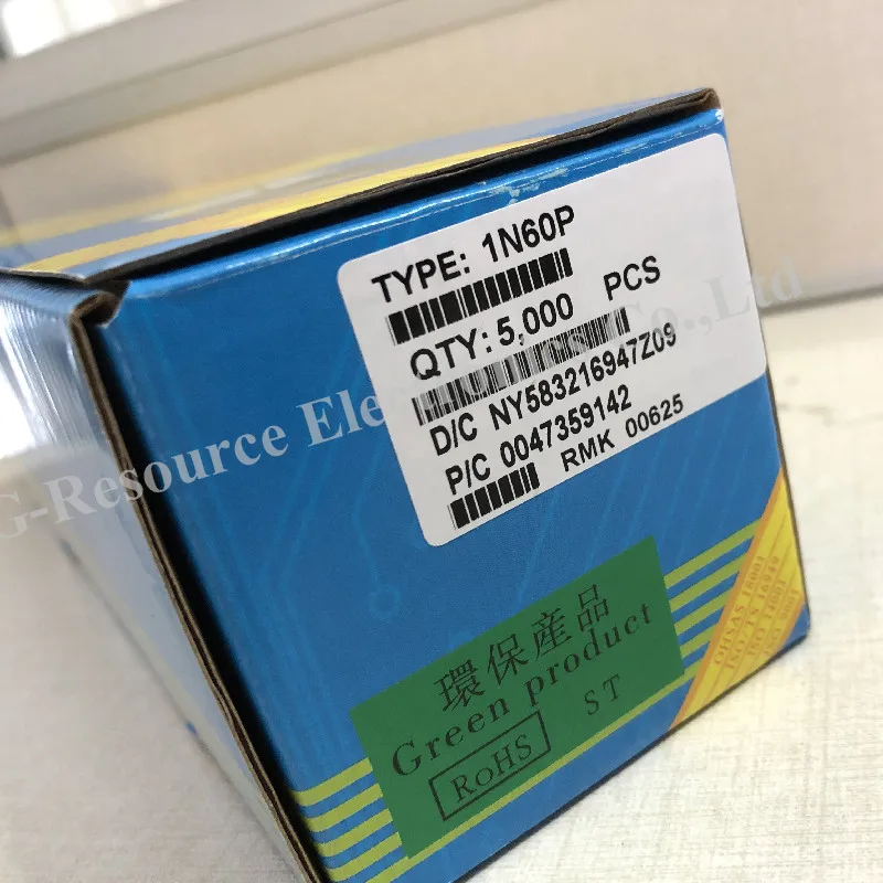 쇼트키 게르마늄 다이오드, TV 라디오 FM 감지, 1N60P DO-35 1N60, 100 개