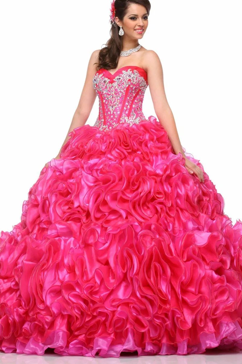 Fuksja vestido de gala formatura quinceanera suknie debutante suknie 2016 nowości suknia quinceanera sweet 16 sukienki