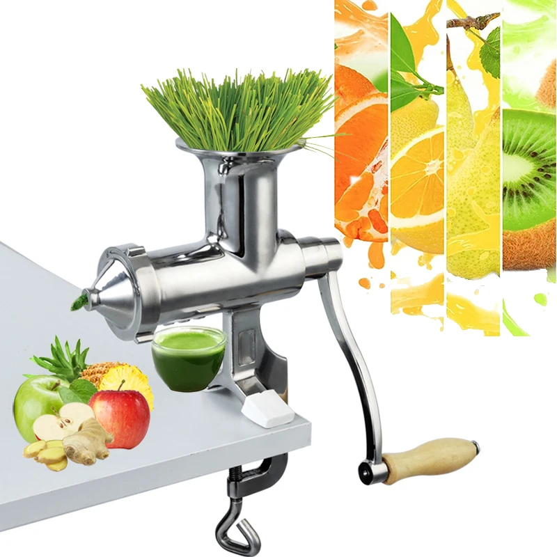 

Wheatgrass Juicer Stainless Steel Fruit Wheat Grass Vegetable Orange Juice Press Extractor Juicing Machine