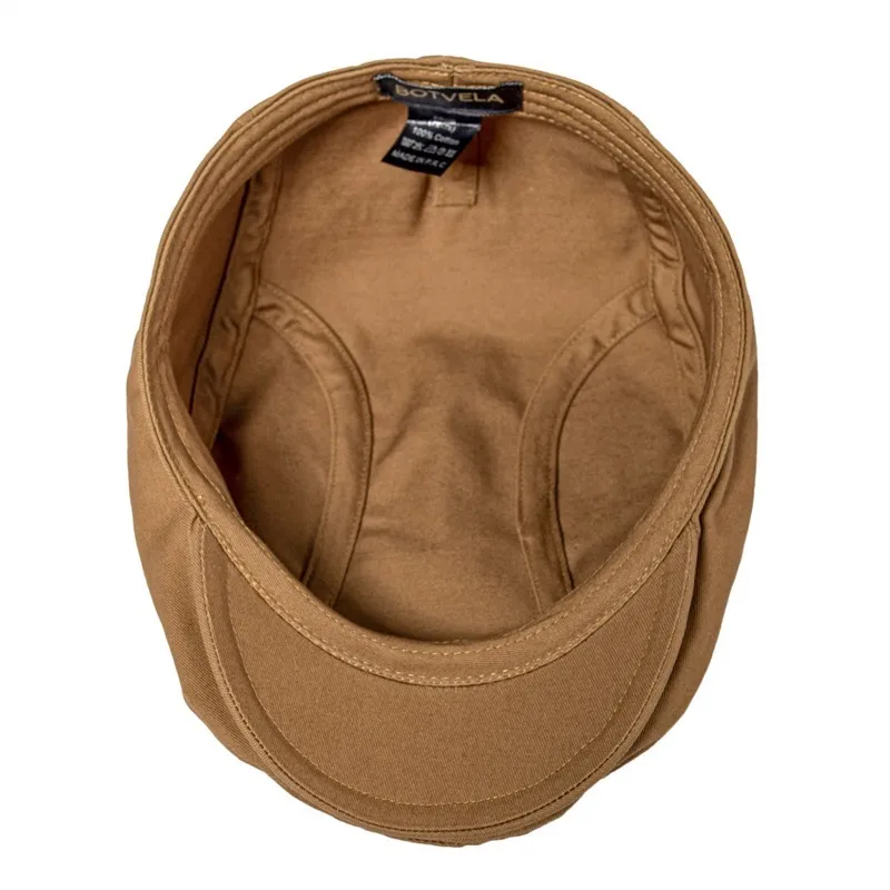 BOTVELA-gorros de algodón 100% para hombre, gorra plana clásica de alta calidad, Gatsby, hiedra, Golf, para Conductor de camionero