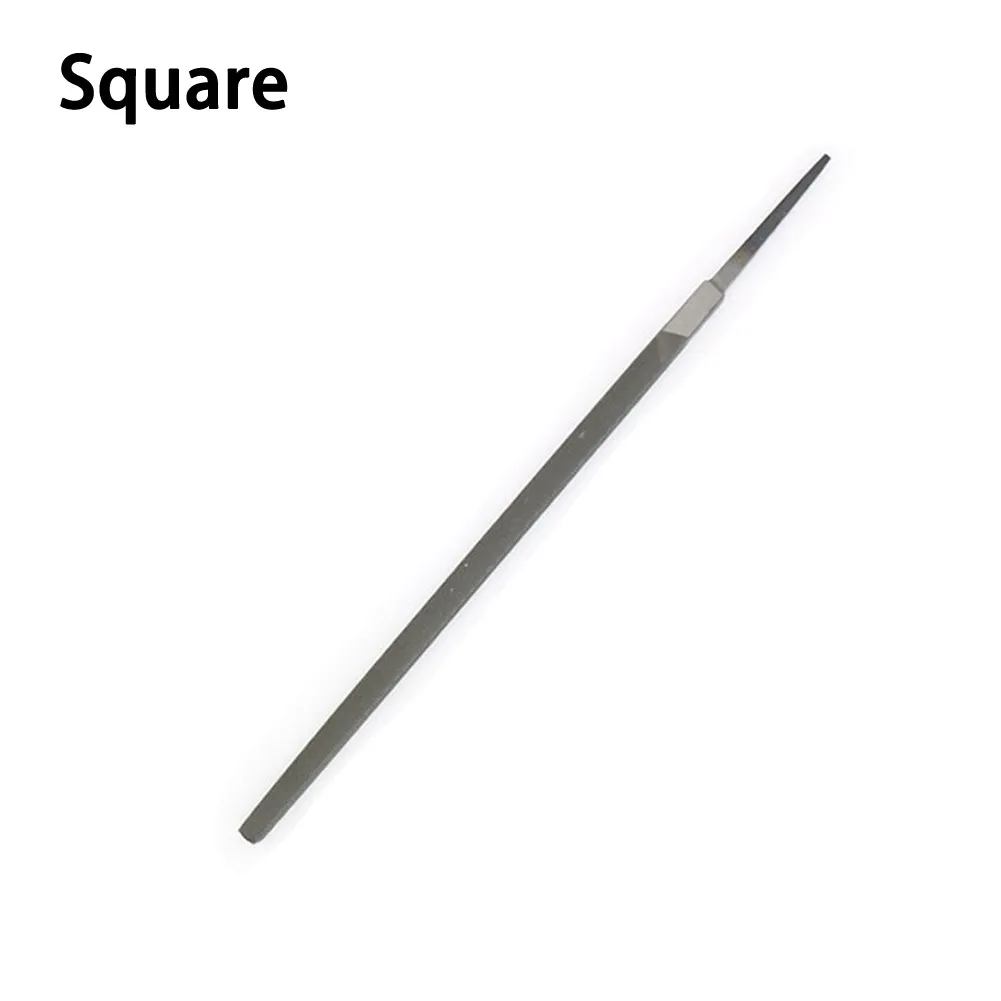 6 Inch 150mm Steel Files Without Handle Round Half-round Triangular Square Flat For Metalworking Multi-shape Anti-rust Tool