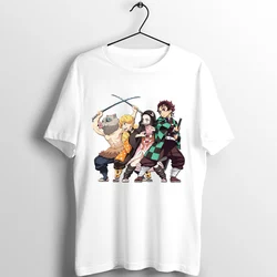 T-shirt unisexe Demon Slayer Blade of Demon Destruction, Nezuko, None Blossoms, SemiWhite, btPrinted Tee Clothing, Men and Women