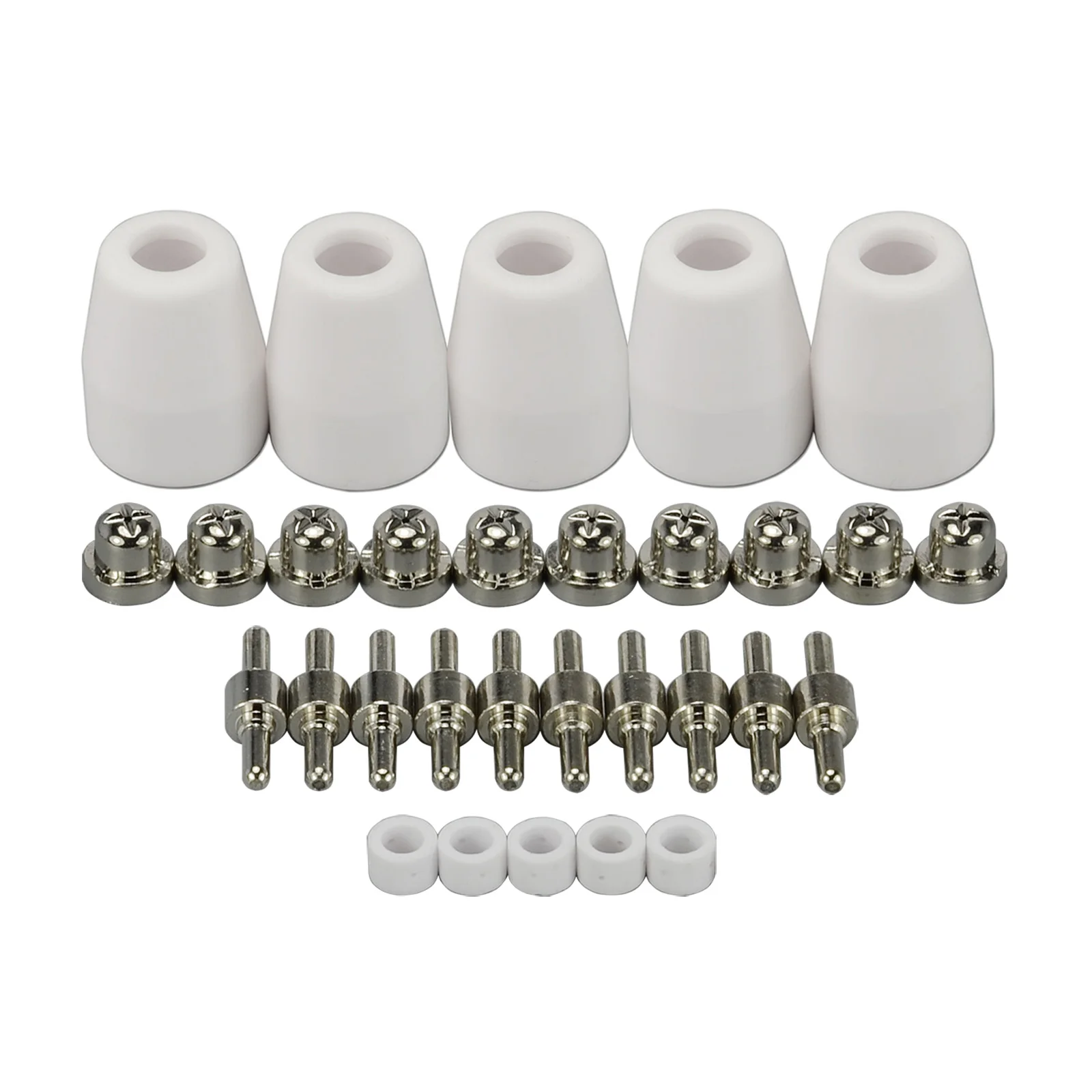 

LG-40 PT-31 Electrodes Tips Nozzles For Plasma Cutter Torch Consumables Common Nickel-Plated CUT-40 30PCS