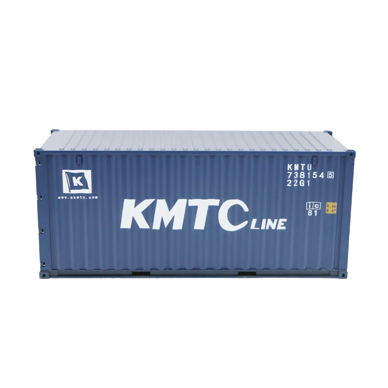 Collectible Toy Model Gift 1:20 Scale KMTC Line Shipping Express 20 GP Truck,Ship  Container Model For Business Gift,Display