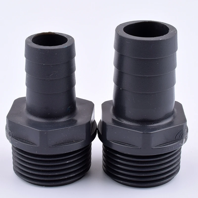 1Pc Thickening UPVC Pagoda Male Thread Connector Industrial Grade High Pressure Resistance Garden Irrigation Hose Aquarium