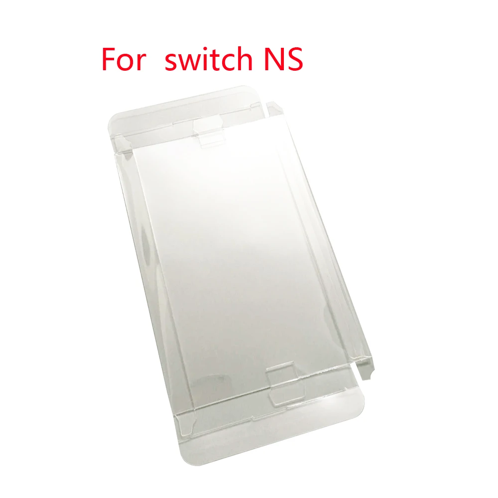 10 pcs Clear transparent box For Switch NS  game card color box plastic PET Protector collection storage protective box