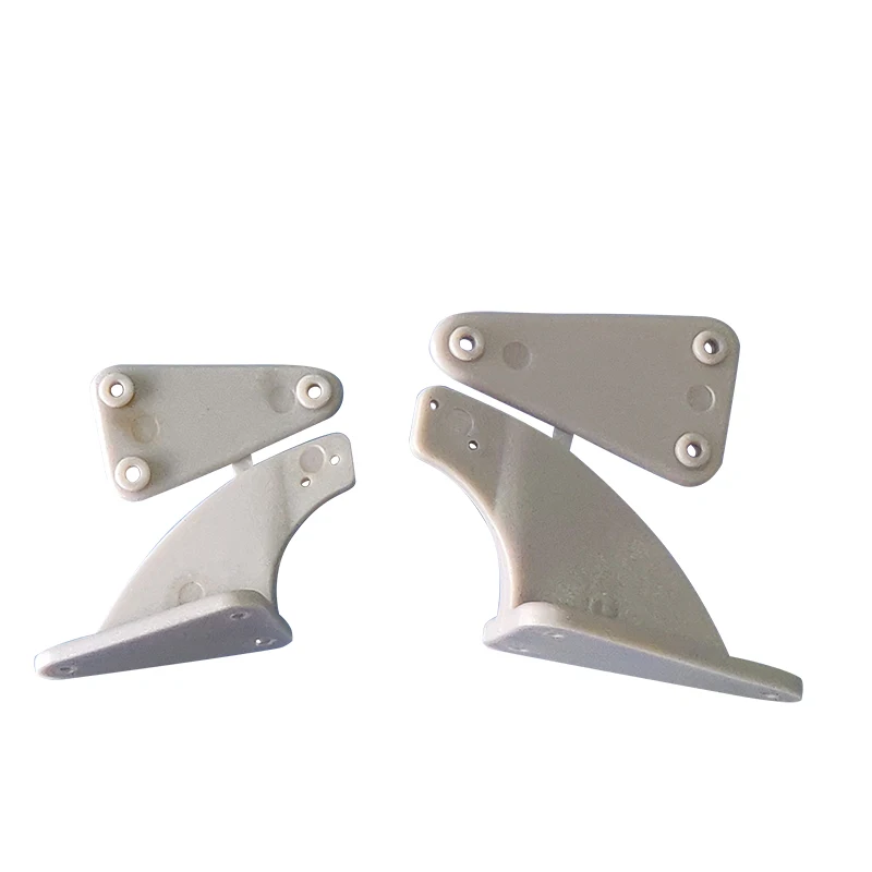 5 Pcs Control  Horns Without Screws 2 Hole RC Airplanes Parts Electric Planes Foam  Model Accessories Color Grey
