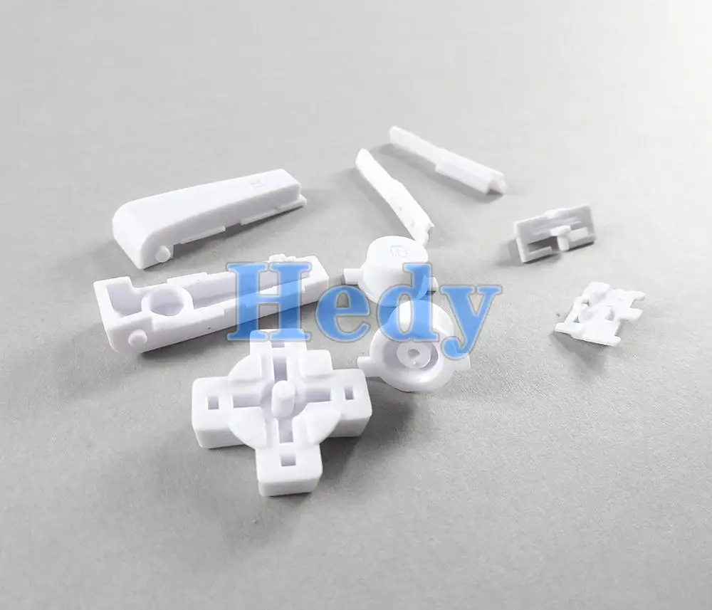 1 комплект пластиковых полных кнопок, набор кнопок включения и выключения SP R L A B D-Pad для консоли Nintend GBM, замена клавиш кнопок