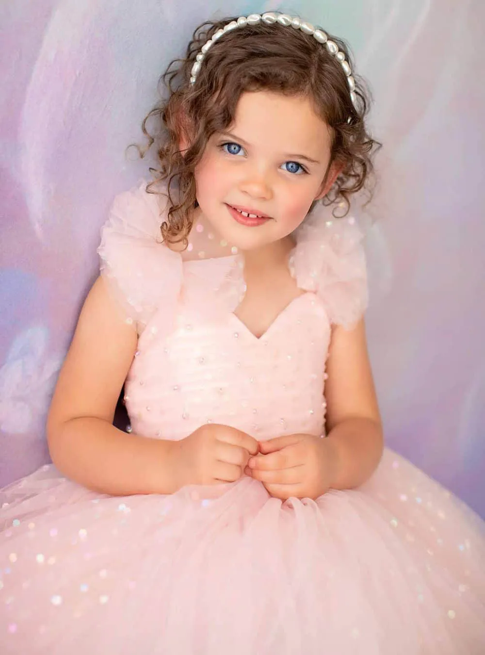 V-hals Sleeveless Lace Tulle Meisjes Pageant Een Lijn Bloem Meisjes Jurken Baby Kinderen Feestjurk Jurk