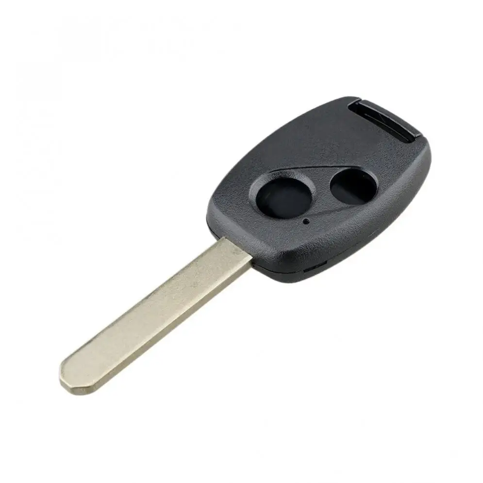 Black 2 Buttons Remote Car Key Case Shell Keyless Remote Fob Uncut Blade Fix Master Keyless Entry Transmitter for Honda