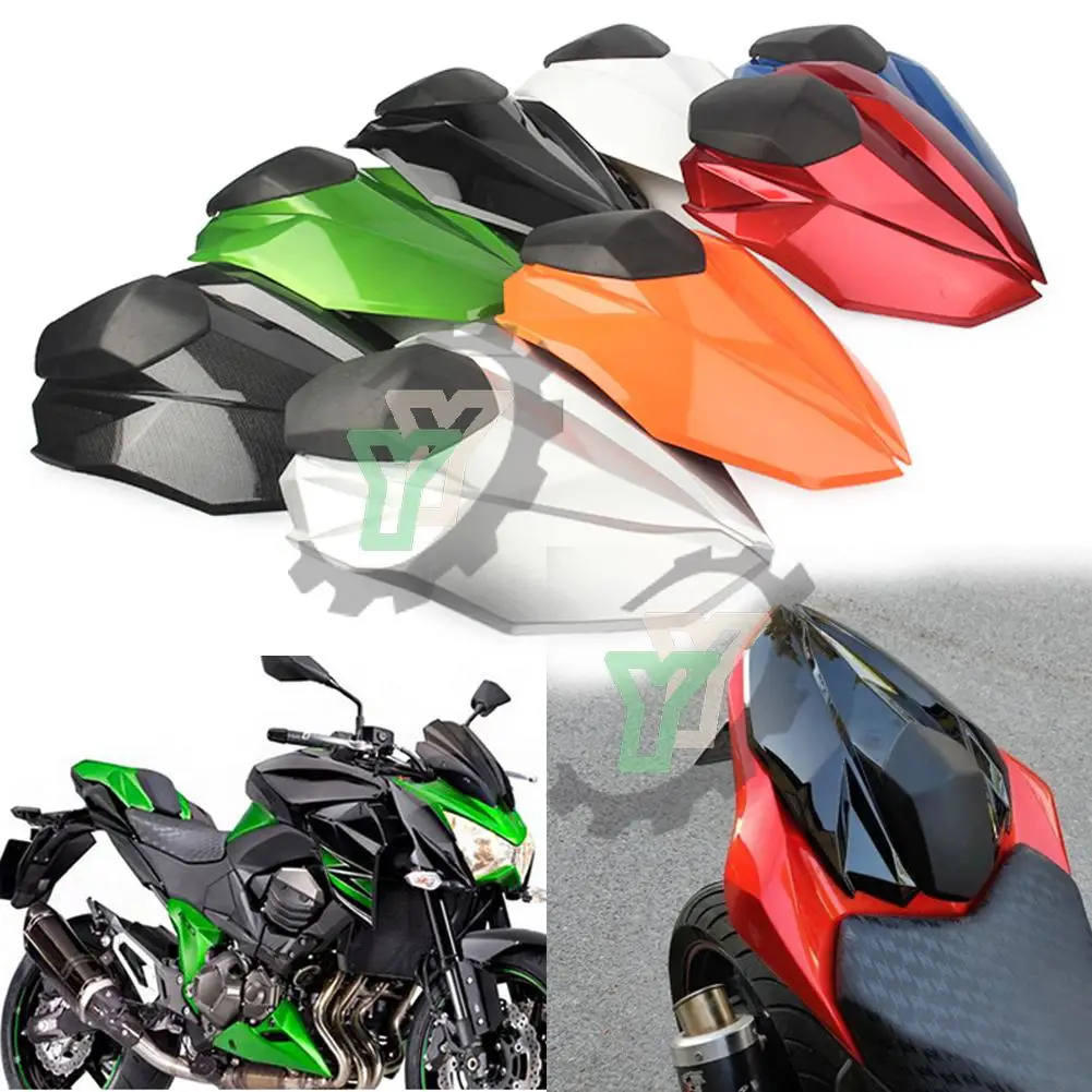 Para kawasaki z800 z 800 2013 2014 2015 2016 capa de assento traseiro da motocicleta carenagem passageiro pillion cauda capa traseira 13 14-16