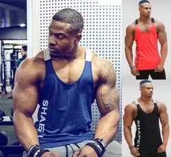 Summer New Hot Bodybuilding Fitness Singlets Muscle Vest For Men Tee basketball jersey Solid Gym Men Stringer Tank Tops