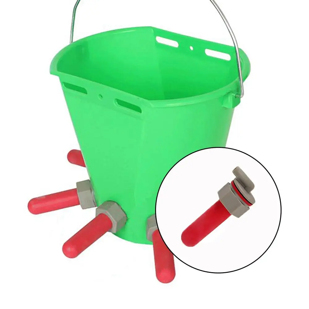 Ordeñador de goma suave para cabras, ovejas, vacas, pantorrillas, botella de leche para animales de granja, tetinas, boca, cubo, pezón, cordero, pantorrilla, Toro, vacas