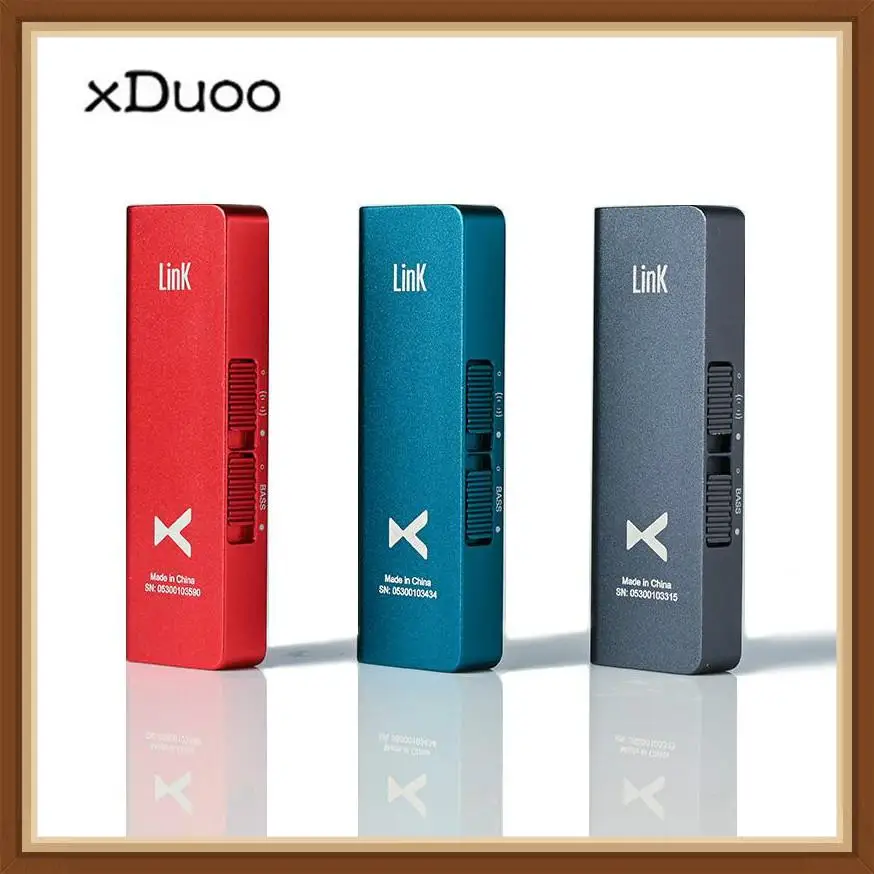 

XDUOO Link2 HD ESS8118EC DSD256 HD HIFI Portable Decoding Headphone Amp Type C DAC Bass Boost with 150mW Amplifier AMP