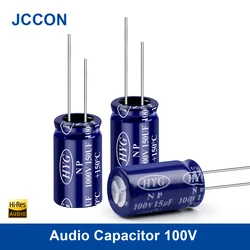 10Pcs Audio Capacitor 100V HIFI Audiophile Frequency-Divided Capacitors NPBP For Speaker Equipment 1.5uF~100uF