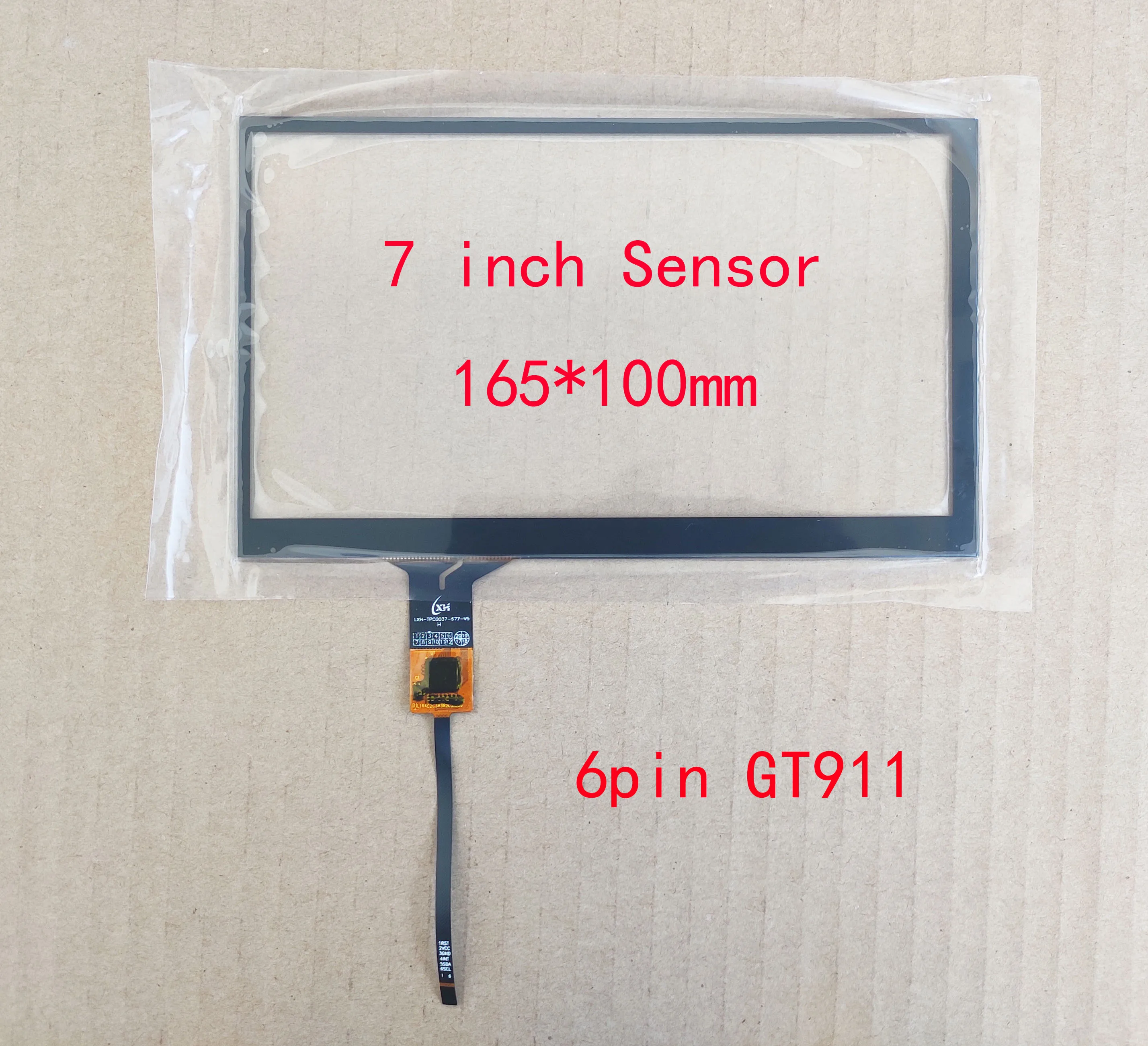 4.3/5/6.2/6.5/7/8/9/10.1/10.2 Inch Car Radio Touch Screen Sensor Digitizer 6Pin Can GT911 USB Controller Board