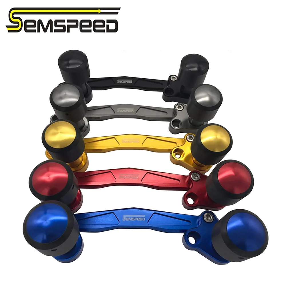 SEMSPEED No Logo Adjustable Crash Slider For Honda PCX 125 PCX 150 2021 Newest PCX125 150 Crash Pad Exhaust Sliders Protector