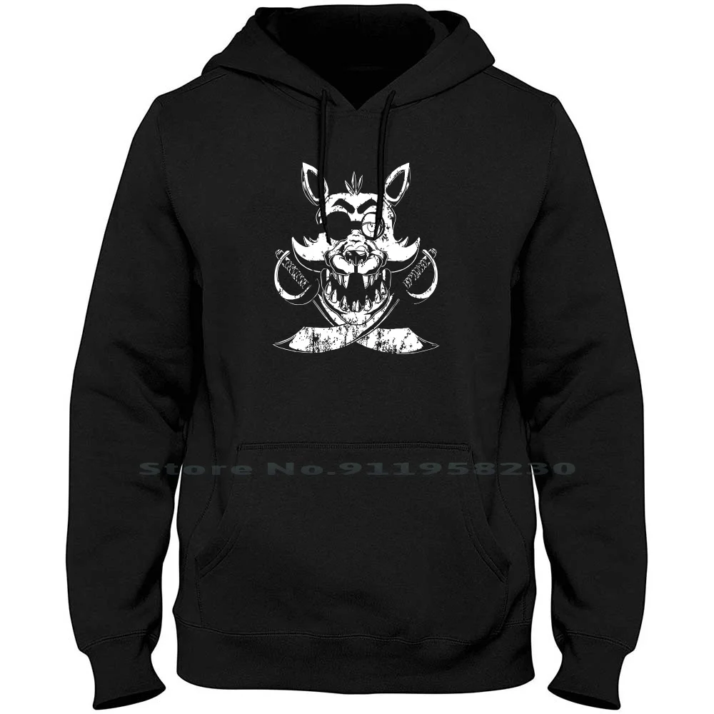 Foxy Five Nights At Fnaf 3 Men Women Hoodie Sweater 6XL Big Size Cotton Night Music Humor Five Red Fun Fox Ox Ny Funny Music