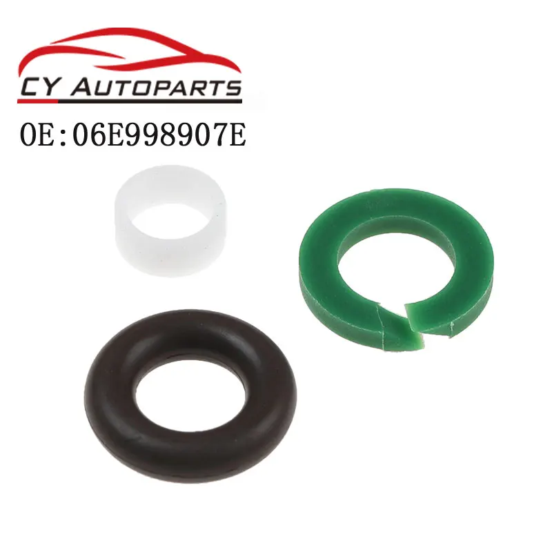 

3PCS New Fuel Injector Seal Kit For Audi A6 2006-2009 2011 Q7 2009 2010 A4 2006-2008 For VolksWagen Touareg 06E998907E