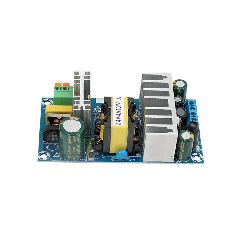 Junitical 120w dc24v12v電源モジュールAC90-265V〜2ウェイ電圧出力dc24v 4a/12v 1a 120w max高出力スイッチング