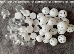 40pcs mixture Pet Baby Squeakers Rattle Ball Noise Maker Insert Dog Toy 25mm /10pcs ,22mm/10pcs ,24mm/10pcs,28mm/10pcs