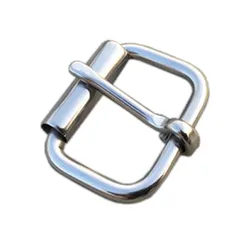 10pcs Stainless Steel Belt Buckle Roller Rectangle Strap Buckle 27mm Bag Pin Buckle Garment Metal Accessory