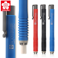1Pcs Japan SAKURA push-type pen-shaped high-gloss eraser XNEA student art drawing details eraser clean without leaving traces