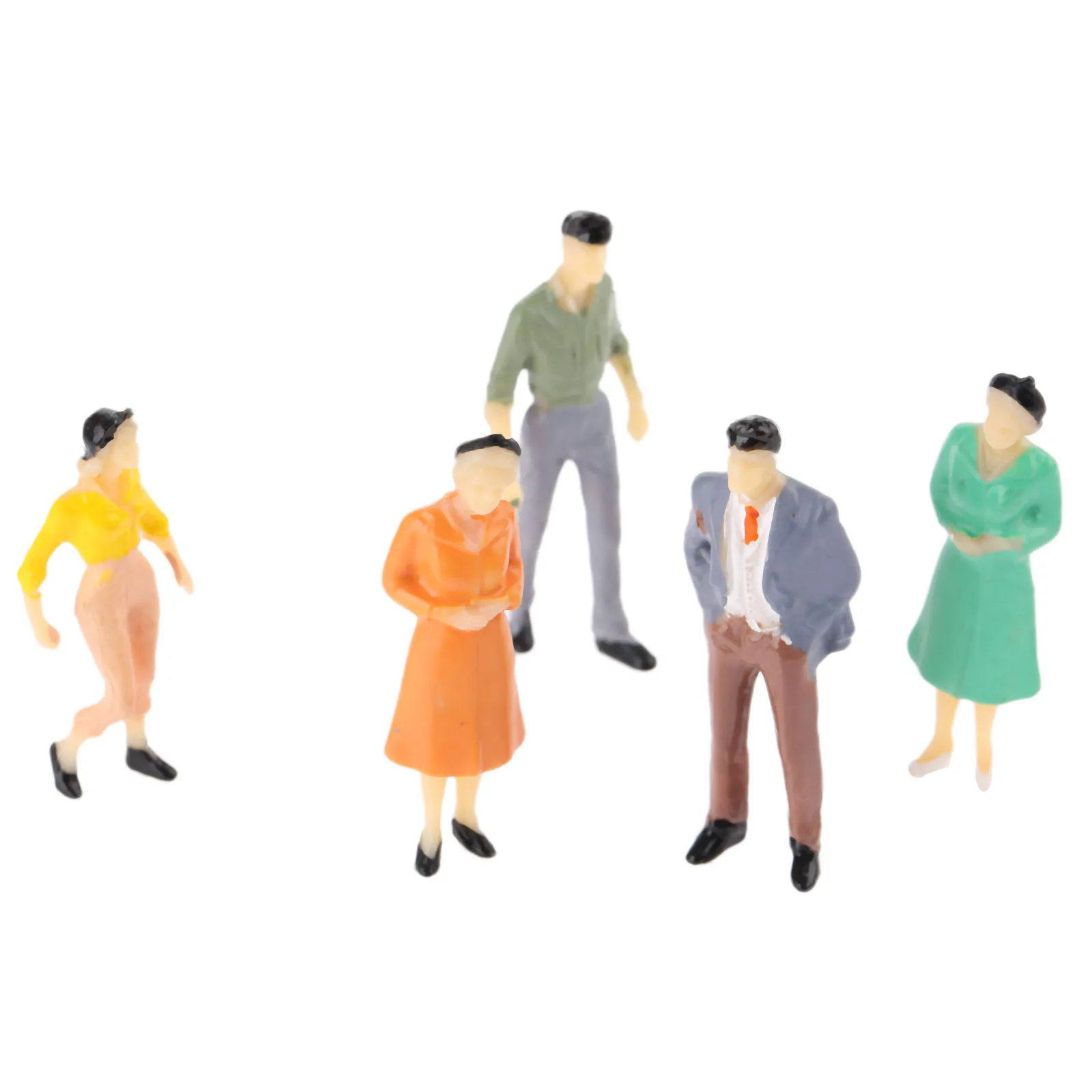 100 sztuk/partia 1:200 skala modelu Multicolor miniaturowe figurki modele architektoniczne ludzkiej skali Model ABS plastikowe ludzi 9MM