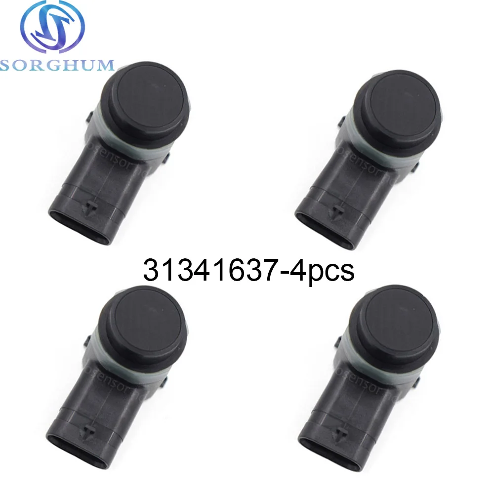 4pcs Backup Bumper Parking Radar Sensor PDC For Volvo C30 C70 S60 S80 V70 XC70 XC90 30786968 31341637