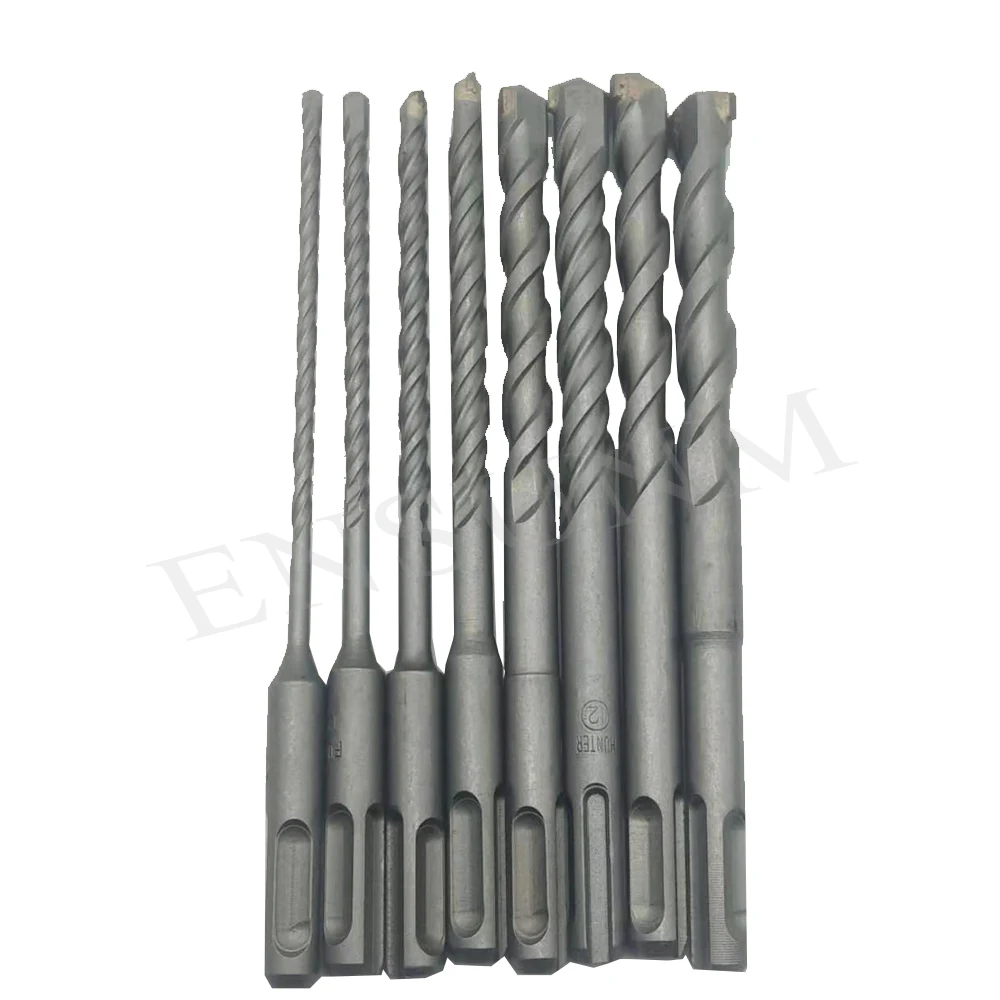 Ensemble de perceuses à percussion électrique, SDS Plus, scie à trous, mèches pour mur, béton, brique, maçonnerie, 160mm, 1 ensemble