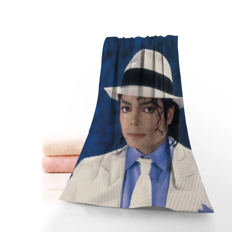 Hot Sale Michael  Jackson 35x75cm Fitness Sports Towel Portable Quick-drying Towel Yoga Outdoor Microfiber Sports Towel